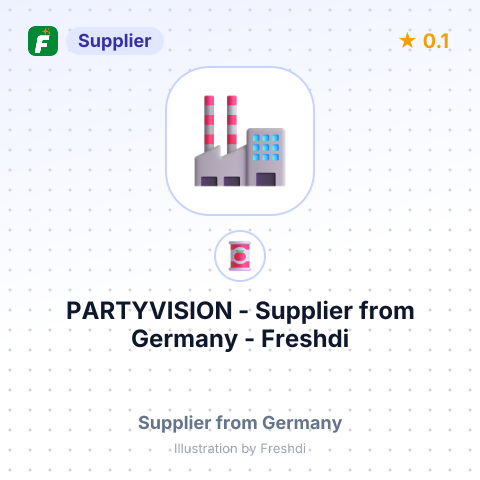 PARTYVISION – summary card, no photo uploaded yet