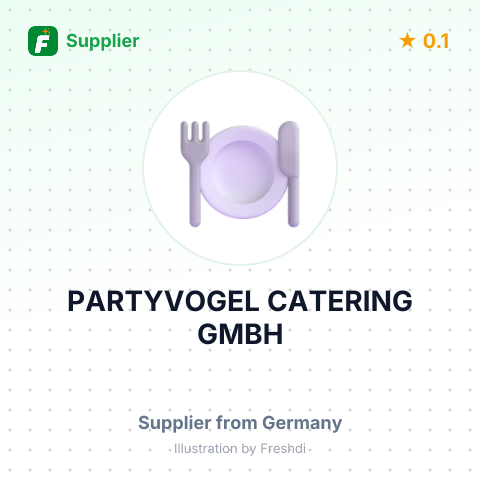 PARTYVOGEL CATERING GMBH – summary card, no photo uploaded yet