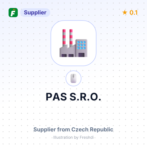 PAS S.R.O. – summary card, no photo uploaded yet