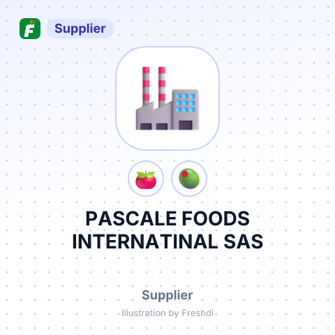 PASCALE FOODS INTERNATINAL SAS – summary card, no photo uploaded yet