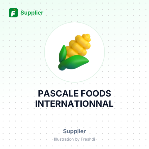 PASCALE FOODS INTERNATIONNAL – summary card, no photo uploaded yet