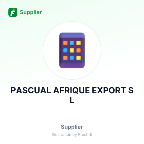 PASCUAL AFRIQUE EXPORT S L – summary card, no photo uploaded yet