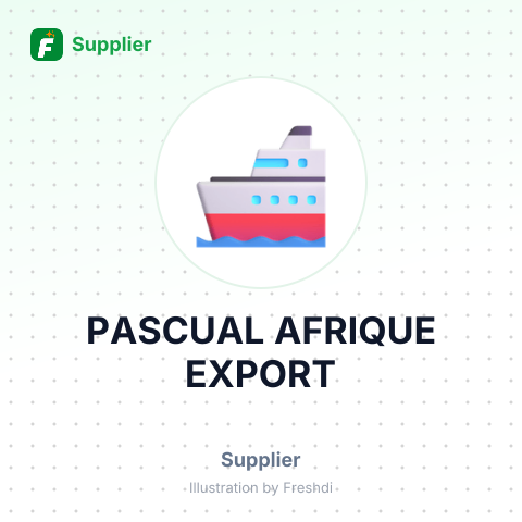 PASCUAL AFRIQUE EXPORT – summary card, no photo uploaded yet