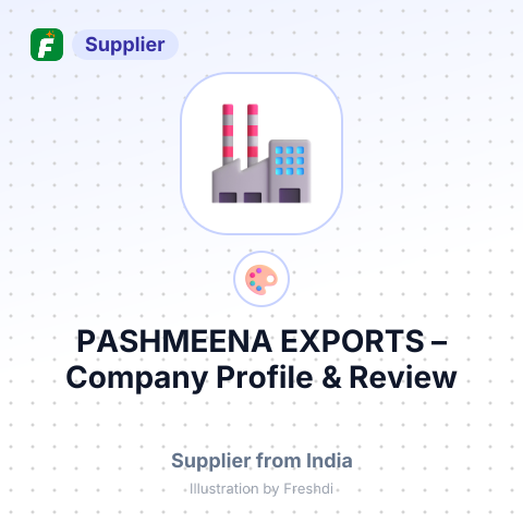 PASHMEENA EXPORTS – summary card, no photo uploaded yet