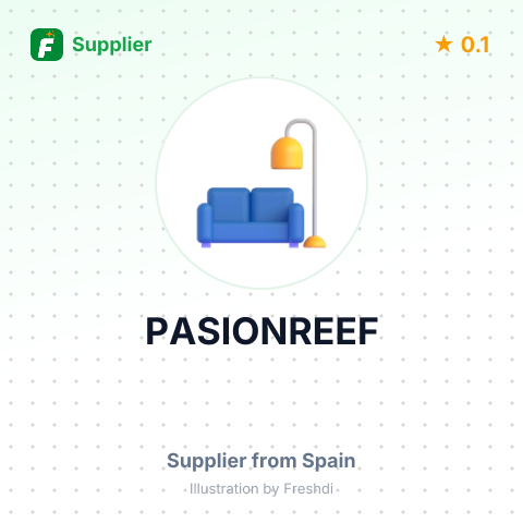 PASIONREEF – summary card, no photo uploaded yet
