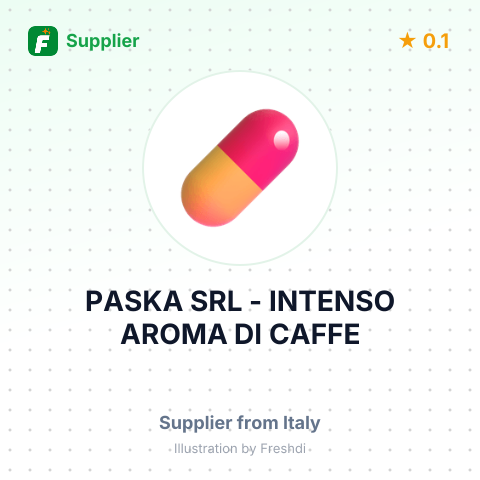 PASKA SRL - INTENSO AROMA DI CAFFE – summary card, no photo uploaded yet
