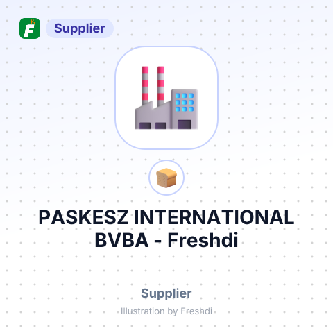 PASKESZ INTERNATIONAL BVBA – summary card, no photo uploaded yet