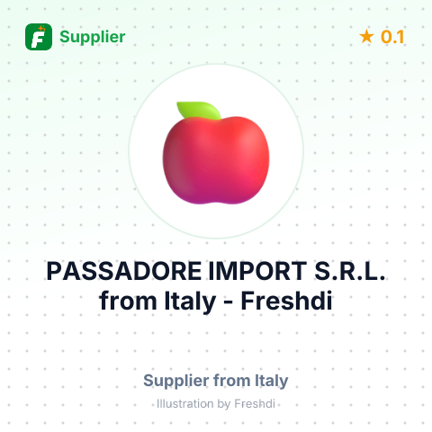 PASSADORE IMPORT S.R.L. – summary card, no photo uploaded yet