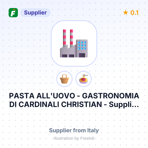 PASTA ALL'UOVO - GASTRONOMIA DI CARDINALI CHRISTIAN – summary card, no photo uploaded yet