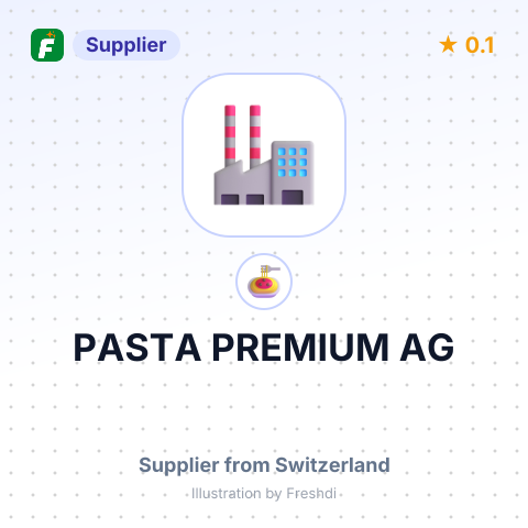 PASTA PREMIUM AG – summary card, no photo uploaded yet