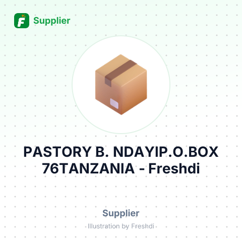 PASTORY B. NDAYIP.O.BOX 76TANZANIA – summary card, no photo uploaded yet