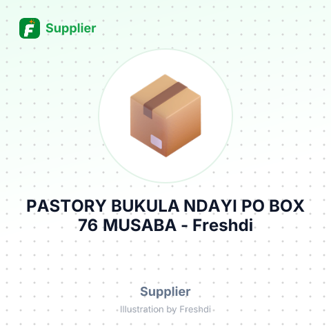 PASTORY BUKULA NDAYI PO BOX 76 MUSABA – summary card, no photo uploaded yet