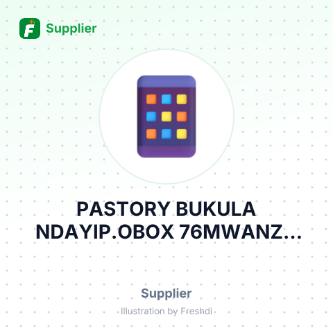 PASTORY BUKULA NDAYIP.OBOX 76MWANZA TANZANIA – summary card, no photo uploaded yet
