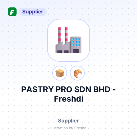 PASTRY PRO SDN BHD – summary card, no photo uploaded yet