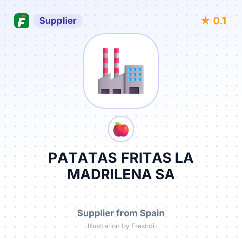 PATATAS FRITAS LA MADRILENA SA – summary card, no photo uploaded yet