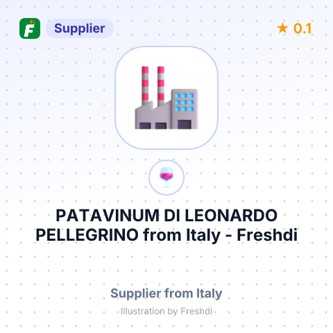 PATAVINUM DI LEONARDO PELLEGRINO – summary card, no photo uploaded yet