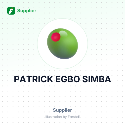 PATRICK EGBO SIMBA – summary card, no photo uploaded yet