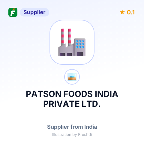 PATSON FOODS INDIA PRIVATE LTD. – summary card, no photo uploaded yet