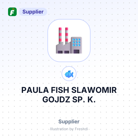 PAULA FISH SLAWOMIR GOJDZ SP. K. – summary card, no photo uploaded yet