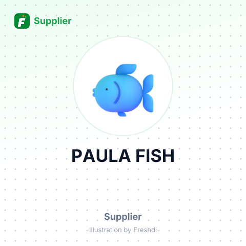 PAULA FISH – summary card, no photo uploaded yet