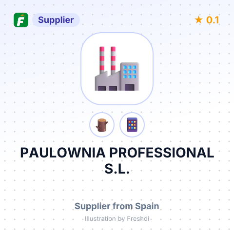 PAULOWNIA PROFESSIONAL S.L. – summary card, no photo uploaded yet