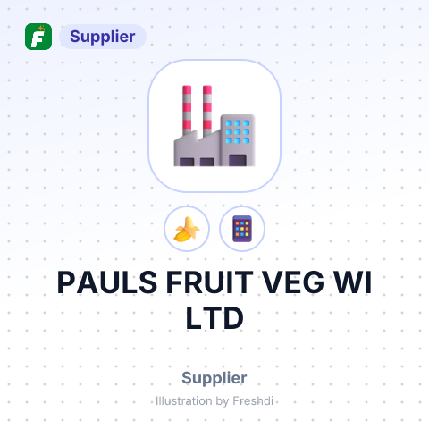 PAULS FRUIT VEG WI LTD – summary card, no photo uploaded yet