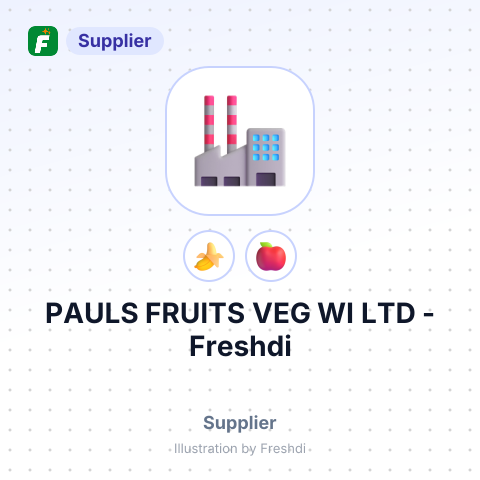 PAULS FRUITS VEG WI LTD – summary card, no photo uploaded yet