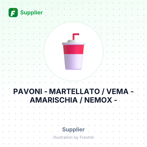 PAVONI - MARTELLATO / VEMA - AMARISCHIA / NEMOX - – summary card, no photo uploaded yet