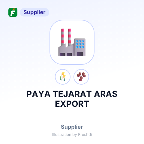 PAYA TEJARAT ARAS EXPORT – summary card, no photo uploaded yet