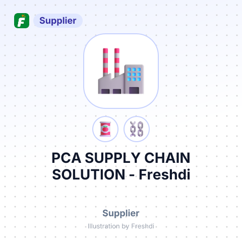 PCA SUPPLY CHAIN SOLUTION – summary card, no photo uploaded yet