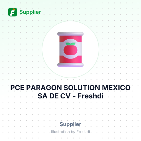 PCE PARAGON SOLUTION MEXICO SA DE CV – summary card, no photo uploaded yet