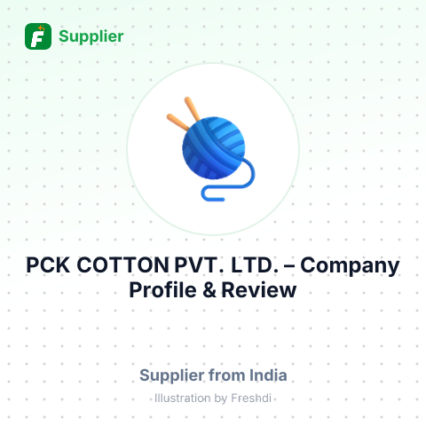 PCK COTTON PVT. LTD. – summary card, no photo uploaded yet