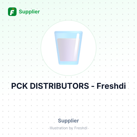 PCK DISTRIBUTORS – summary card, no photo uploaded yet