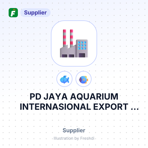 PD JAYA AQUARIUM INTERNASIONAL EXPORT IMPORT – summary card, no photo uploaded yet