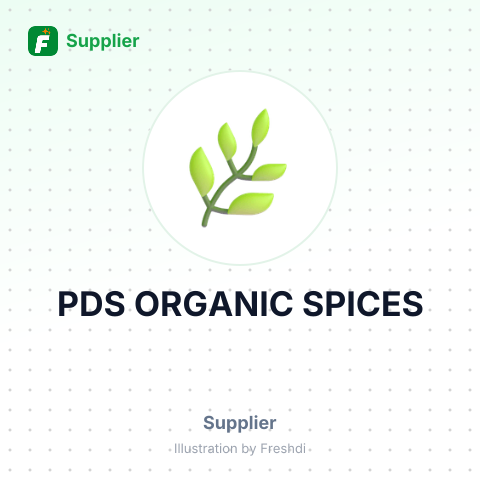 PDS ORGANIC SPICES – summary card, no photo uploaded yet