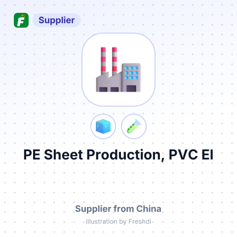 PE Sheet Production, PVC El – summary card, no photo uploaded yet
