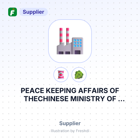 PEACE KEEPING AFFAIRS OF THECHINESE MINISTRY OF NATIONAL DEFENCE DONGCHENG CHINAREF- – summary card, no photo uploaded yet