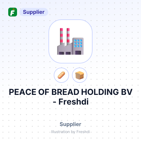 PEACE OF BREAD HOLDING BV – summary card, no photo uploaded yet