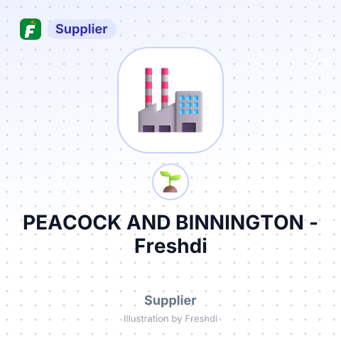 PEACOCK AND BINNINGTON – summary card, no photo uploaded yet