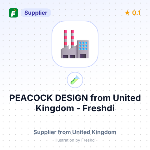 PEACOCK DESIGN – summary card, no photo uploaded yet