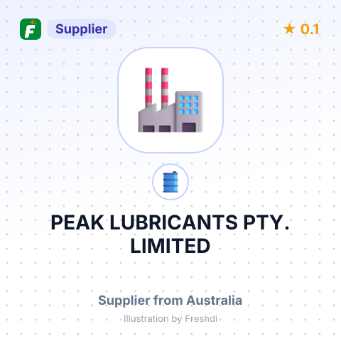 PEAK LUBRICANTS PTY. LIMITED – summary card, no photo uploaded yet