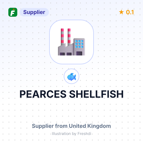 PEARCES SHELLFISH – summary card, no photo uploaded yet