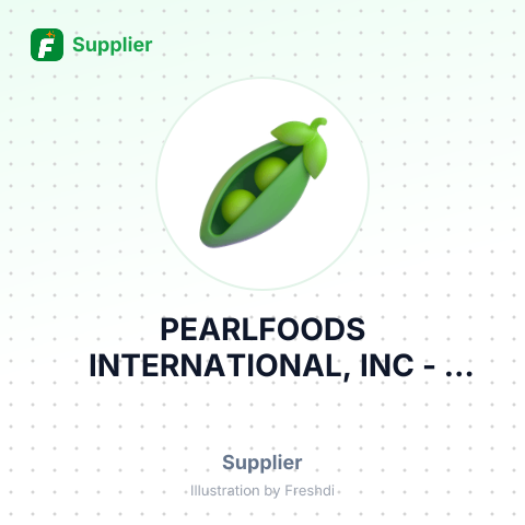PEARLFOODS INTERNATIONAL, INC – summary card, no photo uploaded yet