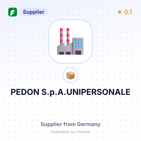 PEDON S.p.A.UNIPERSONALE – summary card, no photo uploaded yet