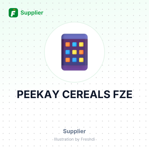 PEEKAY CEREALS FZE – summary card, no photo uploaded yet