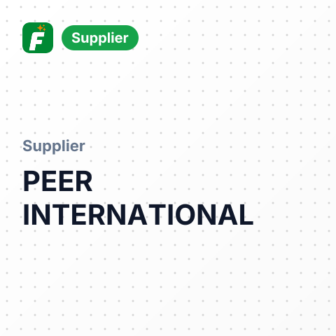 PEER INTERNATIONAL – summary card, no photo uploaded yet