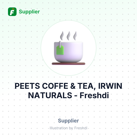 PEETS COFFE & TEA, IRWIN NATURALS – summary card, no photo uploaded yet