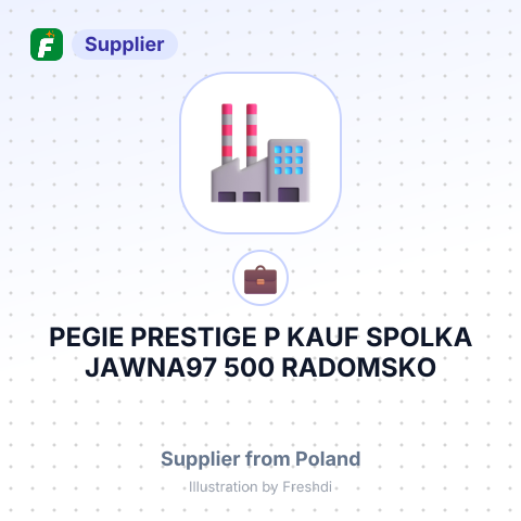 PEGIE PRESTIGE P KAUF SPOLKA JAWNA97 500 RADOMSKO UL WIENIAWSKIEGO 12A – summary card, no photo uploaded yet