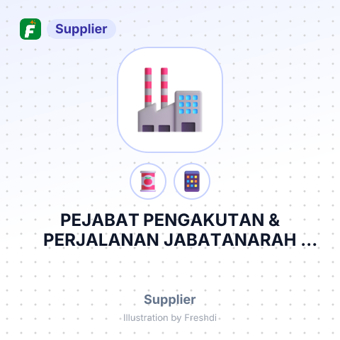 PEJABAT PENGAKUTAN & PERJALANAN JABATANARAH LOGISTIK – summary card, no photo uploaded yet