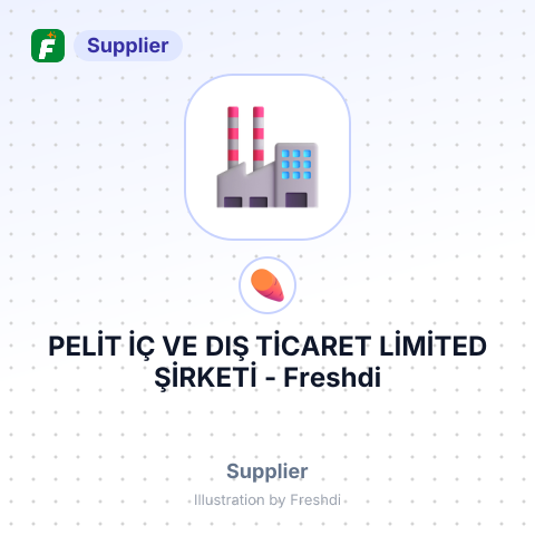 PELİT İÇ VE DIŞ TİCARET LİMİTED ŞİRKETİ – summary card, no photo uploaded yet